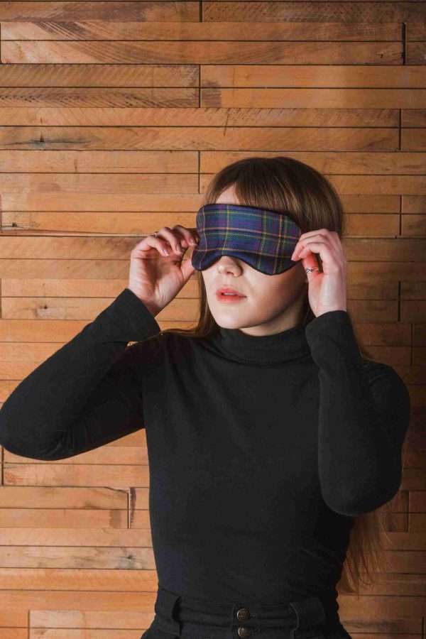 Highland Mist Tartan Scented Herb Eye Mask - Image 2