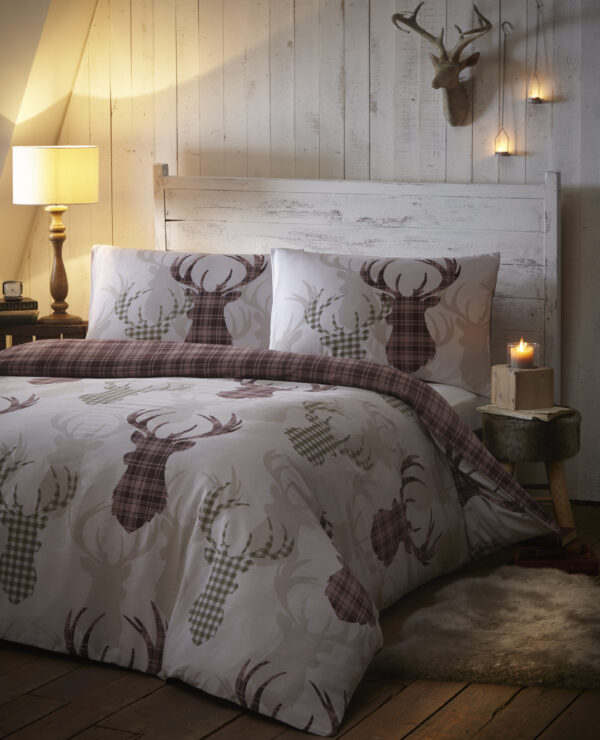 TARTAN STAG NATURAL PORTFOLIO PRINT scaled