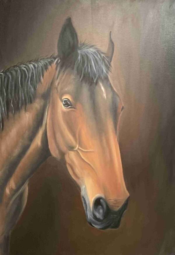 fullsizeoutput 307b scaled Horse Painting in Oil on canvas