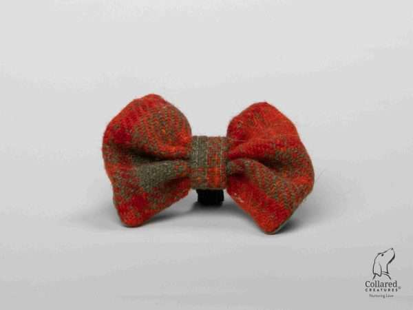 orange olive scaled <p>Our handmade luxury Tweed dog bow ties will add some character to the collar of your choice and are perfect for adding a dash of style if you are taking your best friend to either a wedding, party, special occasion or you just want them to look smart on their birthday, or they may just want to look their best every day of the year!!</p>