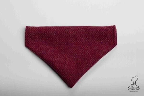 raspberry coralherringbone c1ae2cb1 feb2 467e a265 de00c89e58f8 scaled <p>Our handmade luxury Tweed dog bandanas will add some character to the collar of your choice and are perfect for adding a dash of style if you are taking your best friend to either a wedding, party, special occasion or you just want them to look smart on their birthday, or they may just want to look their best every day of the year!!</p>