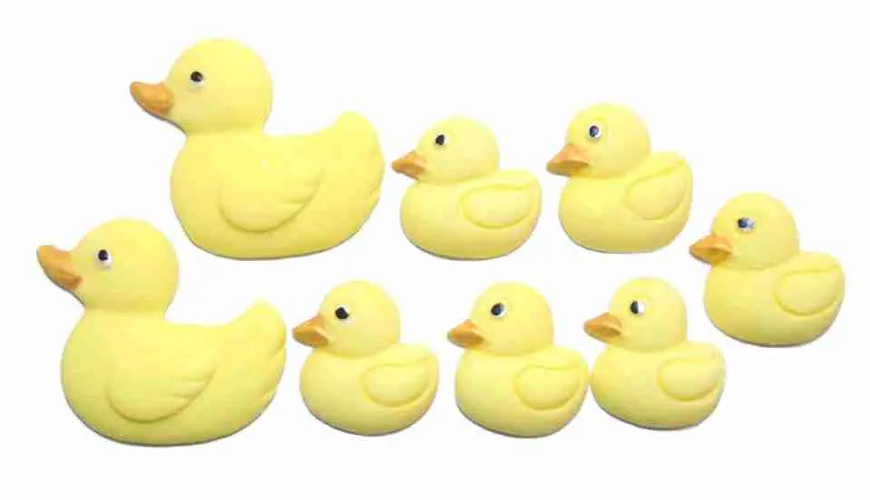 Baby shower Cupcake Cake Decorations Ducks - Image 2