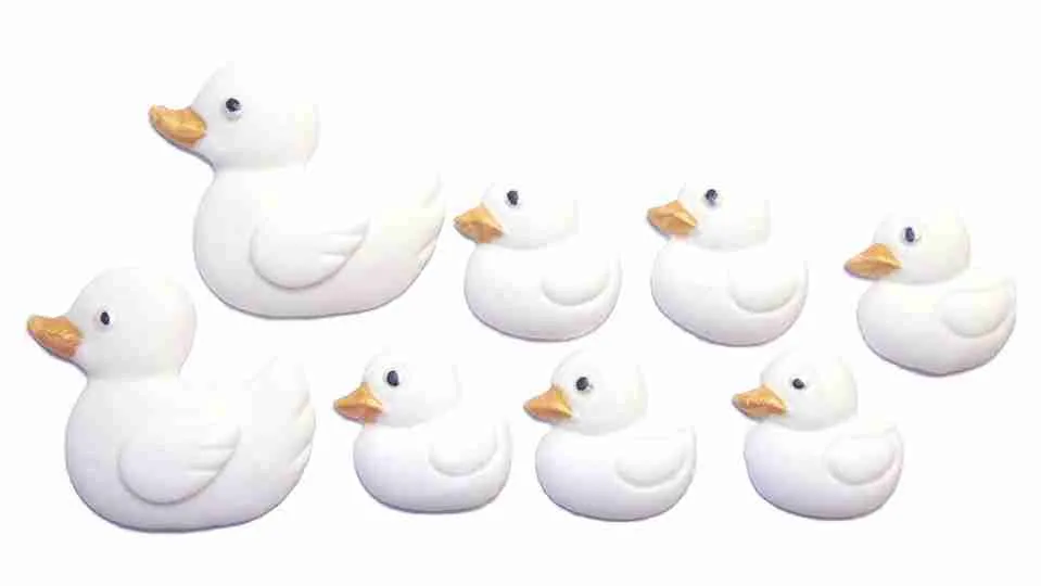Baby shower Cupcake Cake Decorations Ducks - Image 3