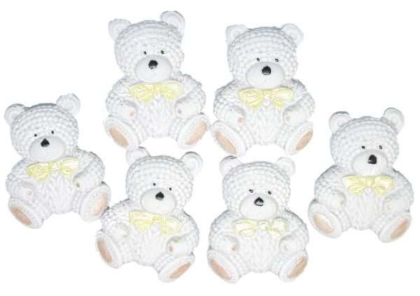 6 Teddys Baby Shower Cupcake Cake Toppers - Image 6