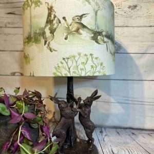 Voyage Maison Boxing Hares Lampshade