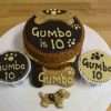 Dog Birthday Boy Cake and PupCakes - Image 2