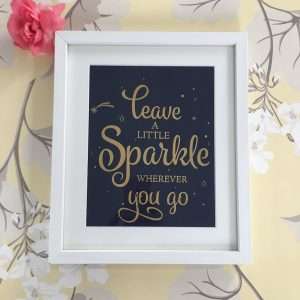 FRAMED-LEAVE-LITTLE-SPARKLE 2