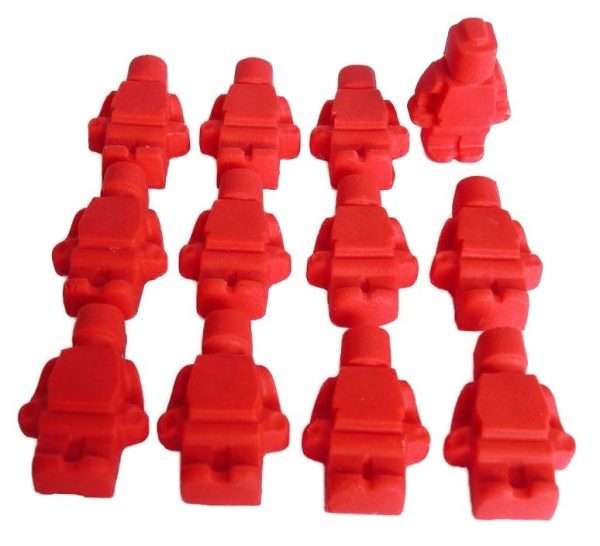 12 Brick Men Edible Boy Girls Birthday Cake Toppers - Image 4