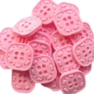 18 Edible Coloured Buttons Cupcake Toppers