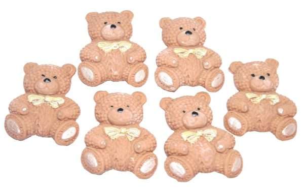 6 Teddys Baby Shower Cupcake Cake Toppers - Image 2