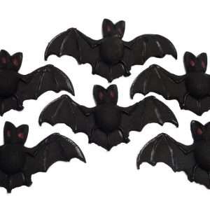 Halloween Cupcake Toppers Edible Bats - Large
