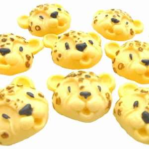 Leopard Faces Birthday Cupcake Toppers
