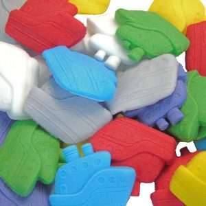 24 Novelty Ship Confetti Cupcake Toppers
