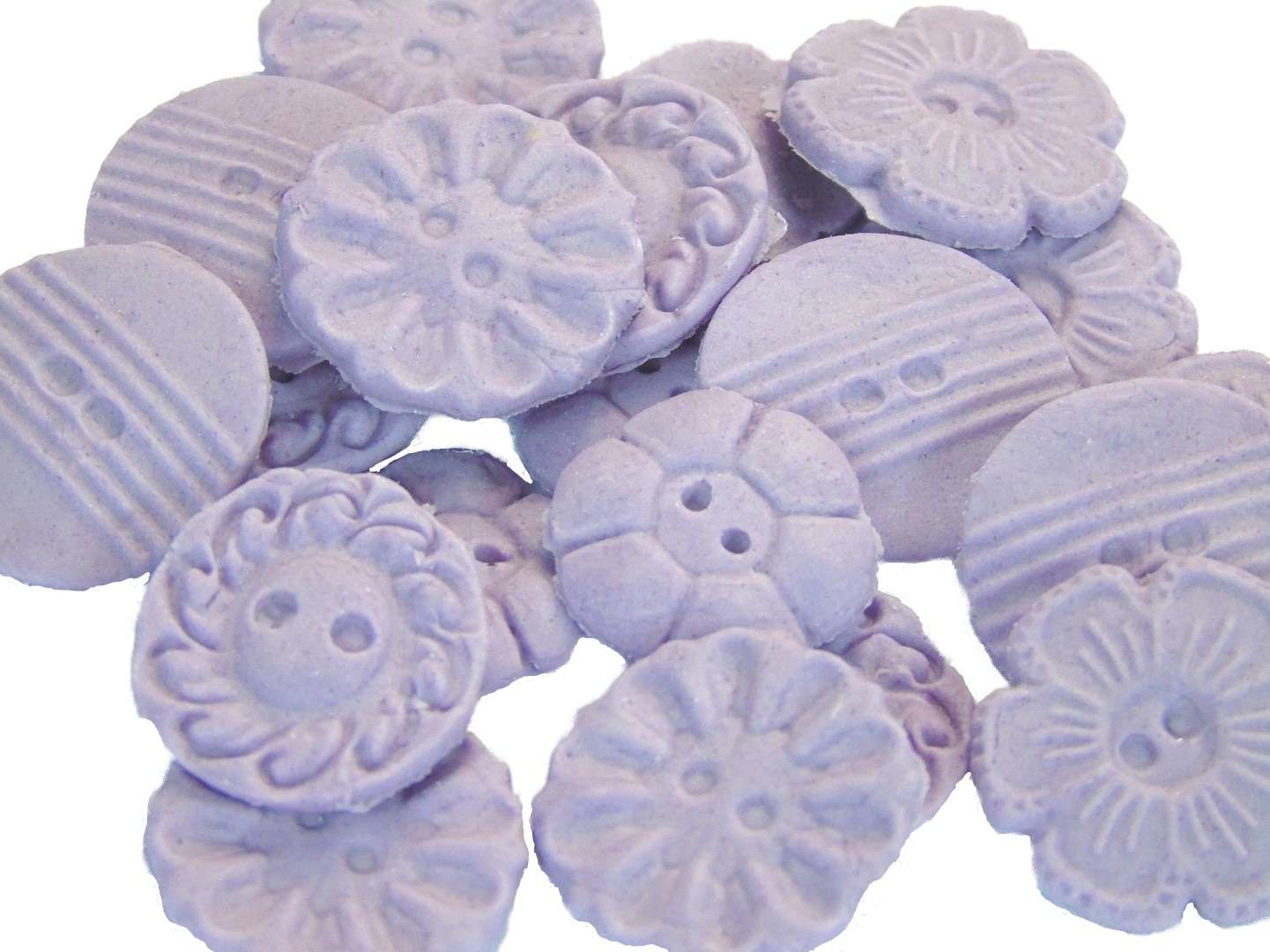 Inkedbuttons purple LI If you’re looking for colourful edible buttons to decorate your cupcakes and cakes then these are ideal for all your special occasions. Offering a choice of many single and mixed colours that are sure to please. Note: we also have a selection of square and heart shaped buttons for those who would like to have a mix of each. 18 Edible Coloured Buttons packed in a variety of shapes. These cupcake toppers are ideal decorations for a birthday, baby shower or any other celebration. · Approx Size: 2 cm wide