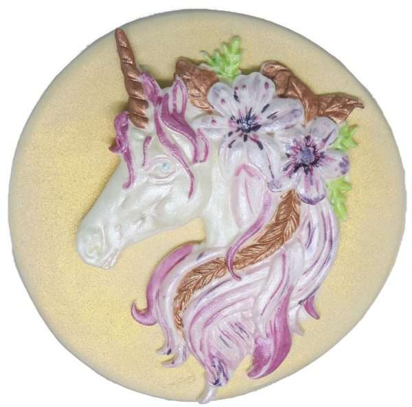 Large Unicorn Set Hand Painted Cake Decoration