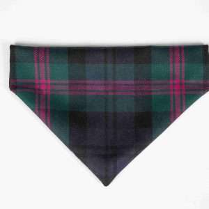 Collared Creatures Baird Modern Tartan Luxury Dog Bandana