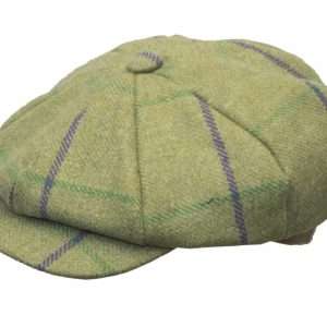 Walker & Hawkes - Ladies Tweed Bakerboy Style Country Cap