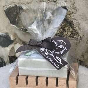 Soap Bar with Wooden Soap Saver