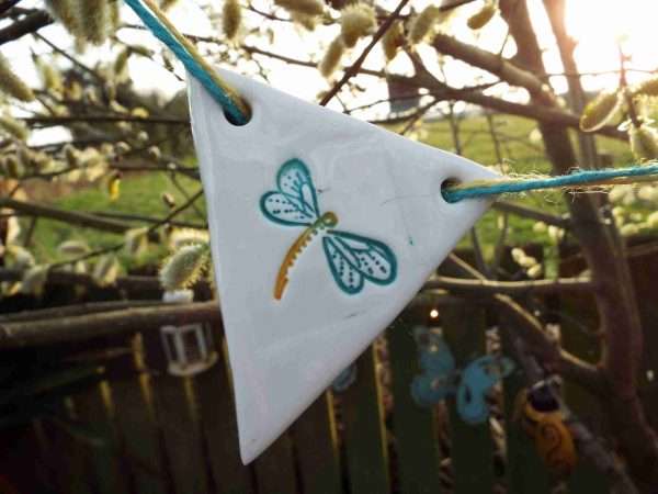Ceramic Bunting-Dragonfly