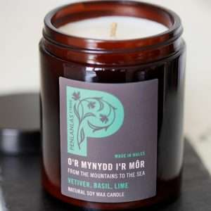 O'R Mynydd I'R Mor Candle