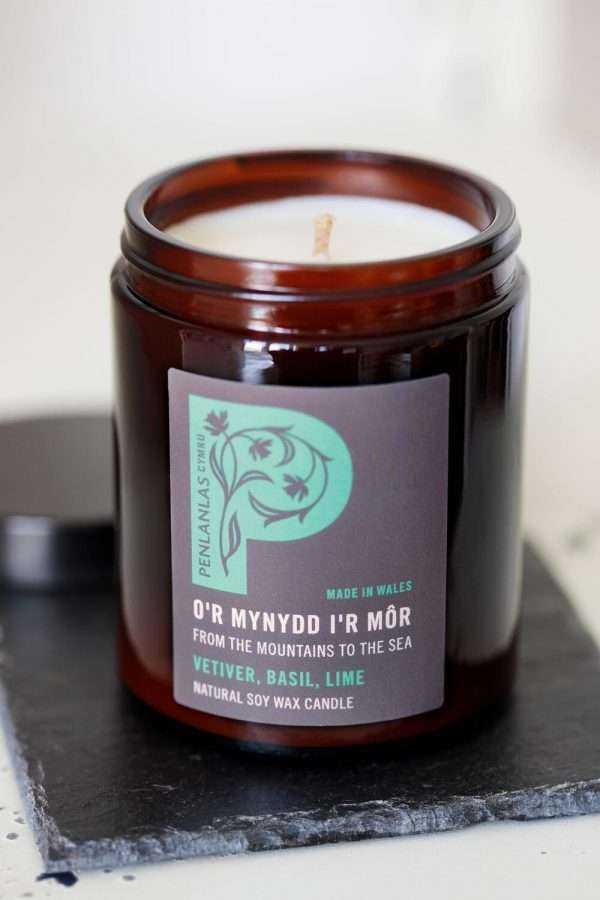O'R Mynydd I'R Mor Candle