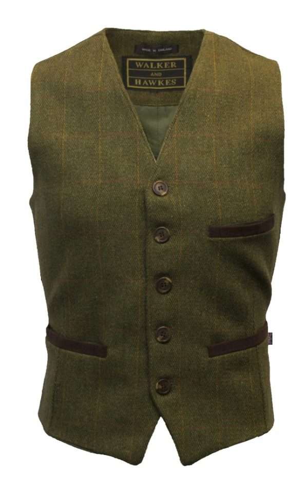 TWEED DRESS GILET dark1 zpsgdarnnos Internal Lining is 100% Polyester. Outer jacket is made from 60% Wool, 25% Polyester 11% Acrylic and 4% composed of other fibres, making this jacket top quality fabric. Other features include two front welt pockets, 5 button closure, Cotton moleskin trimming around the pockets, and back 'cinch' adjuster