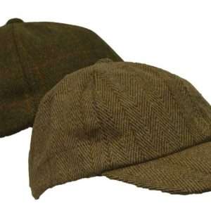 Walker & Hawkes - kids derby tweed baseball cap hunting shooting countrywear hat one-size