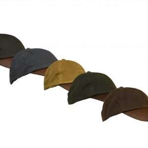 Walker & Hawkes - Uni-Sex Wax Baseball Cap Waxed Cotton Leather Peak - One-Size