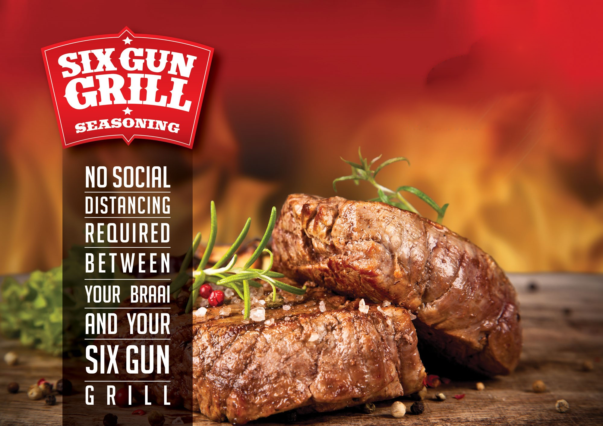 braai and self isolate <b><u>Crown National Spices - Six Gun Grill Seasoning (1kg)</u></b><b> </b> <div><b>Authentic Southern African Spices and Seasonings imported from the most southern tip of the African continent.</b></div> <div><b>These spices and seasonings have a proud heritage that dates back to 1912. </b></div> <div><b>A unique taste and finest level of quality in every</b><b> pack.  </b></div> <div><b>All spices used are carefully sourced from ethical producers around the globe.  </b></div> <div></div> <div><strong>Size:</strong> 1kg</div> <div></div> <div> <div><b><u>Description: </u></b></div> <div>• Six Gun Grill - a flavoursome and a well balanced blend, containing Celery, Onion, Paprika, Cumin and Cayenne Pepper.</div> <div>•This delicious seasoning is ideal for Grilled Beef, Chicken, Potjies (cooking on an open fire in a Dutch oven) Mince and Stews.</div> <div></div> <div><b><u>Ingredients: </u></b></div> <div>Salt, MSG (Flavour Enhancer), Spices (<strong>Celery</strong>) & Herbs, Dextrose, Dehydrated Vegetable (Onion), Anticaking Agent</div> <div></div> <div><b><u>Allergens:</u></b></div> <div><b>Celery</b></div> <div></div> <div>Six Gun Grill is produced in a factory where Cow's Milk, Egg, Mustard, Soy, Wheat Gluten are used.</div> </div>