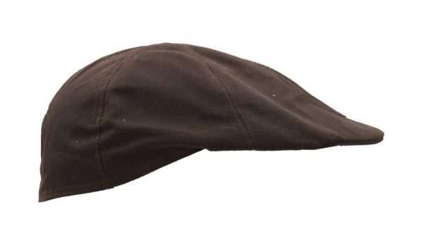 brown duckbill side 100% Cotton, with an inner trim band for extra comfort. Outer Shell is 100% Waxed Cotton, making this hat waterproof, with a wide brim for water and sun protection. Produced to the highest standards by a manufacturer of top quality countrywear and derby clothing. Please check our size guide against the hat you wish to purchase.
