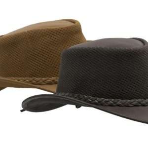 Walker and Hawkes - Leather Cowhide Outback Cooler Hat