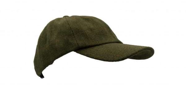 dark baseball cap main scaled 1 Inner Linning is 100% Polyester satin lining, with an inner trim band for extra comfort. Outer jacket (shell) is made from 60% wool, 25% polyester, 11% acrylic and 4% composed of other fibres, making this cap of top quality fabric. Adjustable Velcro fitting with matching tweed lined band. Produced to the highest standards by a manufacturer of top quality countrywear and derby clothing. The tweed has been treated with teflon, which acts as a fabric protector, making this product long lasting-lasting protection against oil- and water-based stains, dust and dry soil.