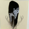 Giraffes on feather - Image 3