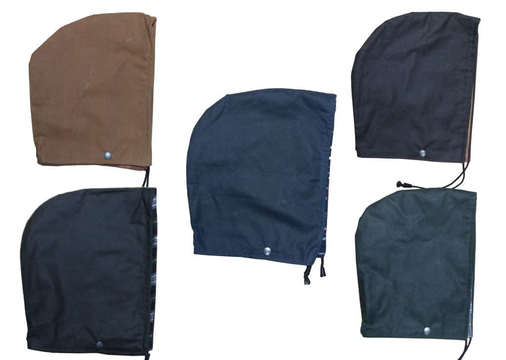 hoods all Spare Wax Hood for Wax Jackets. These Hoods fit the wax padded jacket and wax long cape jackets sold online. If you are unsure these will fit your jacket please feel free to contact me for further infomation. Produced to the highest standards by a manufacturer of top quality countrywear and derby clothing.