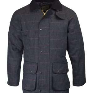 Walker & Hawkes - Mens Derby Tweed Shooting Hunting Country Jacket - Blue Tweed