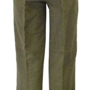 moleskin trousers olive back 300x300 2 Outer fabric is made from 100% wool. Two side pockets and one rear pocket, and with exceptional finishing. Six belt loops. Shirt grip inner waistband. Zip and button fastening with easy-glide fly zip. Flattened and overstitched seams throughout for a smart tailored appearance. Quality moleskin pants at a great price. SHORT leg - 29" leg, REGULAR - 31" leg, LONG - 33" leg. Produced to the highest standards by a manufacturer of top quality English countrywear and derby clothing.