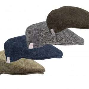 Walker and Hawkes - Harris Tweed Oakmoor Country Flat Cap