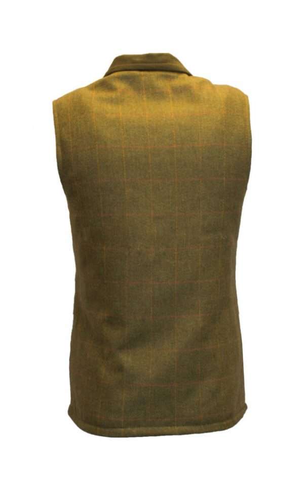 patch wc dark back Internal padded Linning is 100% Polyester, to ensure resistance against harsh weather condition. Internal linning has a diamond quilted pattern. Outer jacket (Shell) is made from 60% Wool, 25% Polyester, 11% Acrylic and 4% composed of other fibres, making this jacket top quality fabric. Other features include shoulder reinforcement moleskin shoulder patches, 2 hand warmer pockets, 2 front bellow pockets, 2-way heavy duty zip, and moleskin trimming around the collar and pockets. Produced to the highest standards by a manufacturer of top quality countrywear and derby clothing. The tweed has been treated with Teflon which acts as a fabric protector, making this product long-lasting protection against oil- and water-based stains, dust and dry soil. Please check our size guide against your waistcoat you wish to purchase.