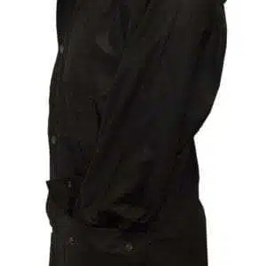 Walker & Hawkes - Mens Unpadded Wax Jacket Countrywear Hunting Waxed Coat - Black - Image 5