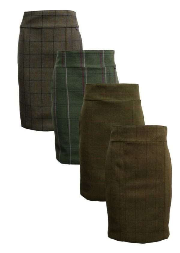 winslow skirt all scaled 1 1 Our simple but stylish Tweed Winslow Skirt is great for any purpose. Smart knee length skirt can be used for everyday wear around the town or heading out to any event Our Winslow skirt is made from the 60% Wool, 25% Polyester 11% Acrylic and 4% composed of other fibres, the tweed has been treated with Teflon which acts as a fabric protector, making this product long-lasting protection against oil- and water-based stains, dust and dry soil. Other features include 8 inch heavy duty concealed zip, fully lined, 5inch back vent opening and moleskin waistband Length of skirt measures below Size 8/10; 59cm Sizes 12/14; 60cm Sizes 16/18; 61cm Produced to the highest standards by a manufacturer of top-quality English country wear and derby clothing. Please check our size guide against your hat you would like to purchase.
