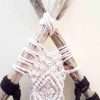 Triangular macrame wall hanging/ dreamcatcher - Image 2