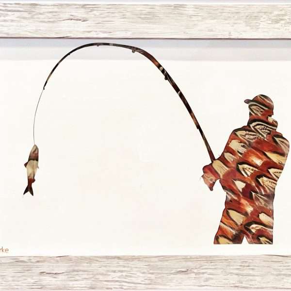 The Fly Fisherman - Fishing Silhouette - Image 5
