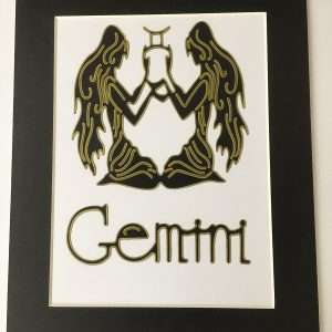Gemini - Black- Mounted