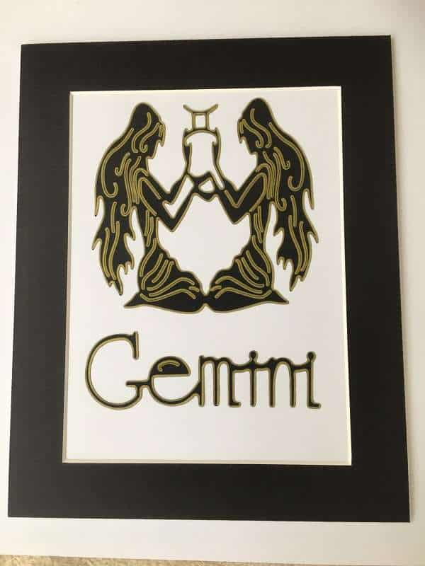 Gemini - Black- Mounted