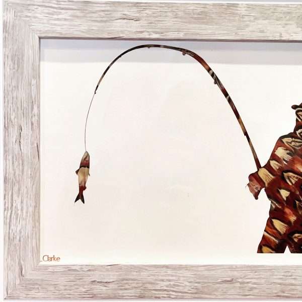 The Fly Fisherman - Fishing Silhouette - Image 3