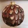 Individual Pheasant feather bauble 10cm