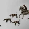 Horse, Hound and Fox Silhouette - The Hunt Is On - Image 3
