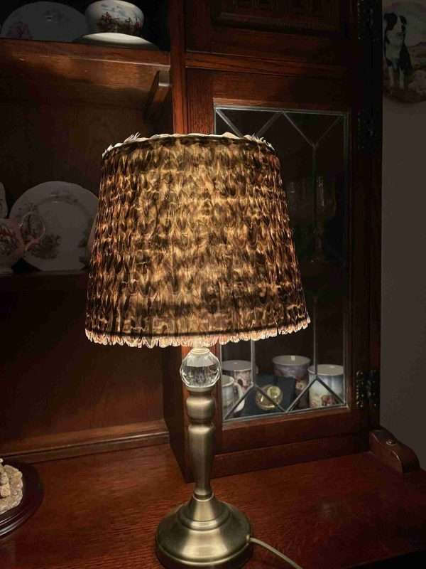 Stunning Ring Neck Pheasant Hen Bird Feather Lamp Shade - Image 5