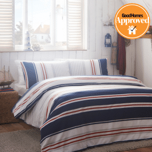 Portfolio Home Reversible Nautical Stripe Duvet Set Cover