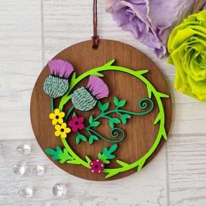 thistle wreath